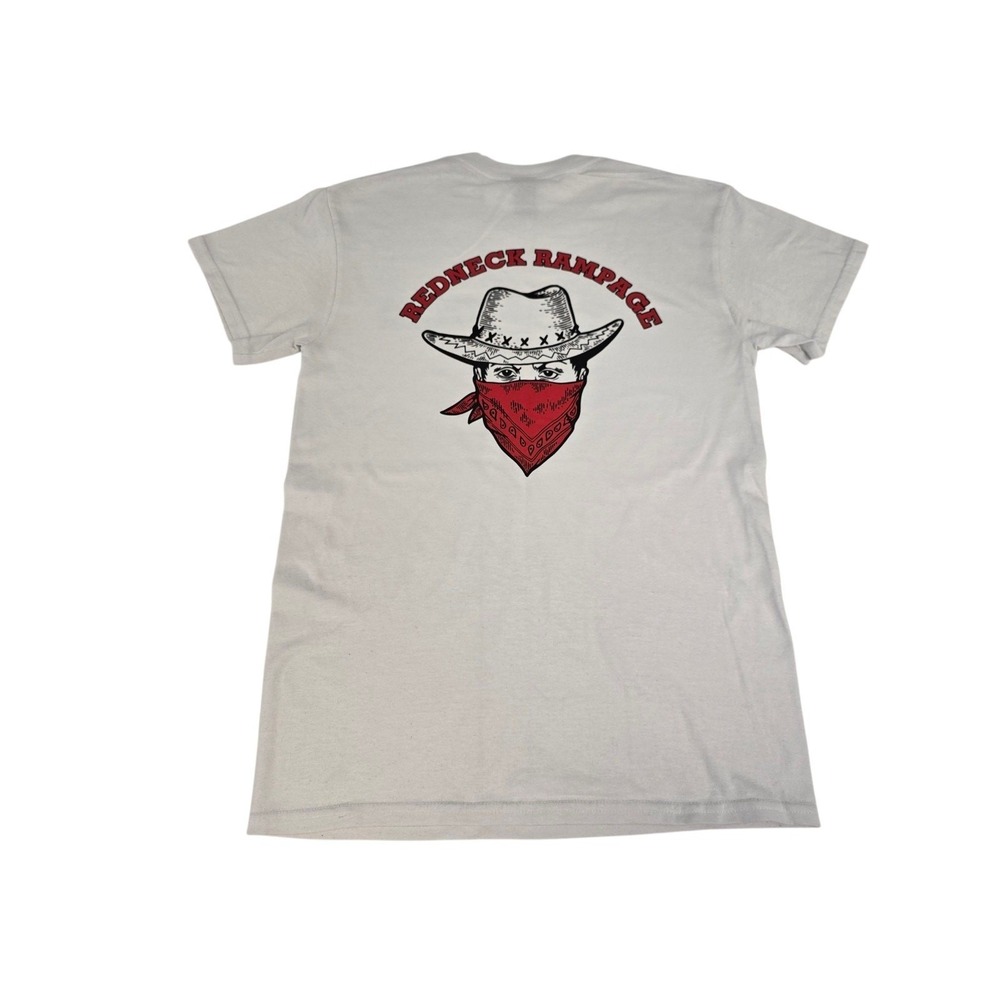 Rare Redneck Rampage Pc Videogame Promo T-Shirt, Size Adult Small Gray Graphic View 2